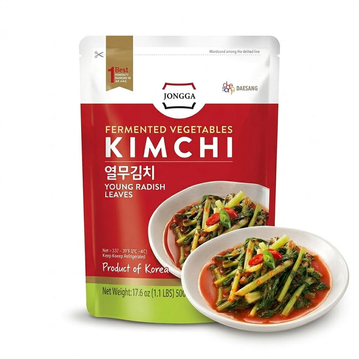 宗家 嫩萝卜叶泡菜 500g