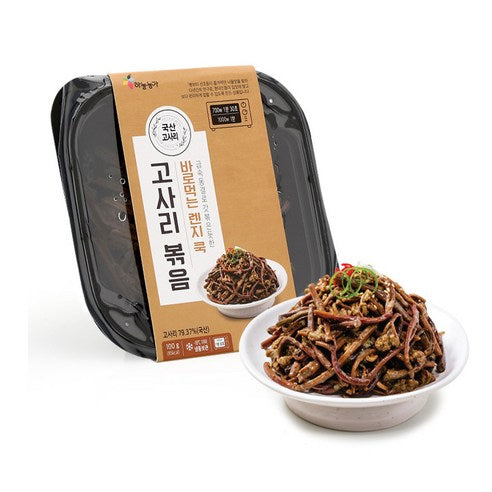 하늘농가 그대로 데워먹는 고사리볶음 100g