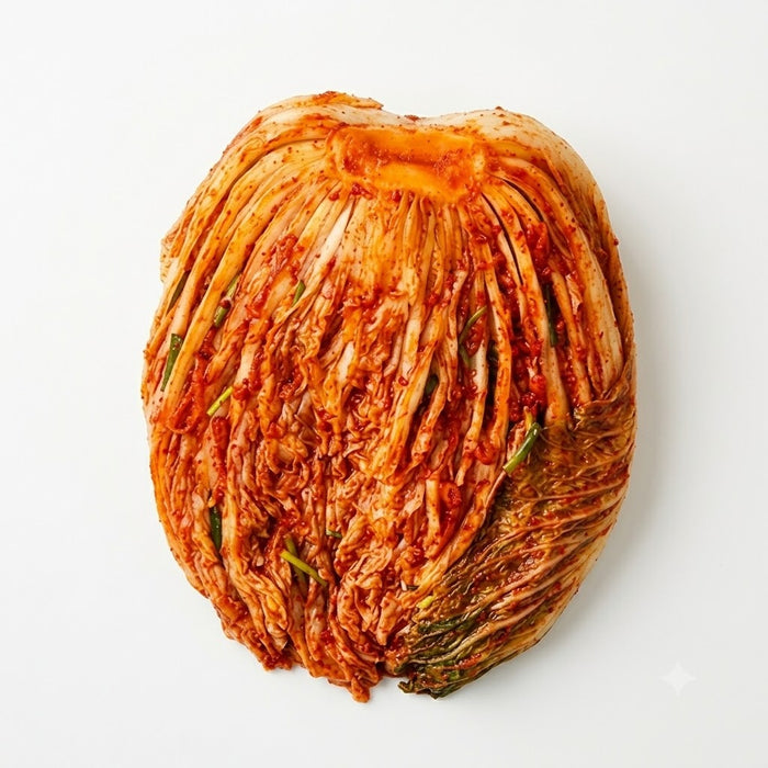 BIBIGO Whole Napa Cabbage Kimchi Korean Fermented Kimchi 3kg – Authentic Korean Kimchi Family Pack