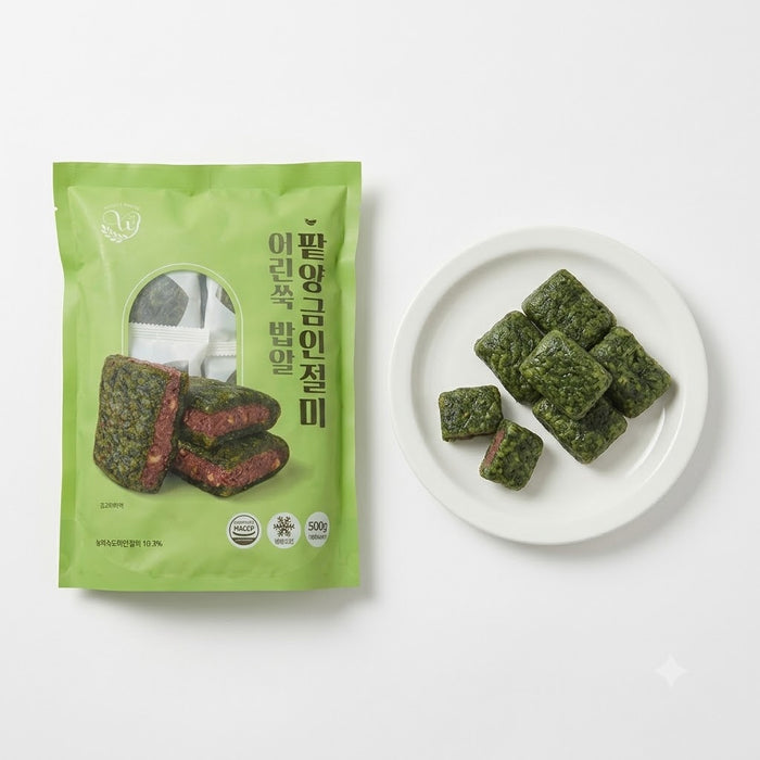 昌亿 年轻艾草红豆馅糯米年糕 500g
