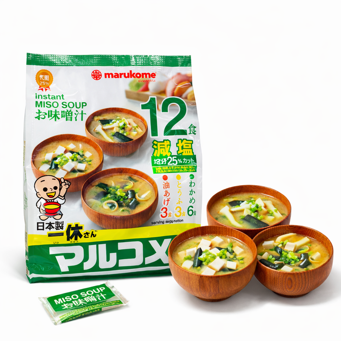 丸米 即食低盐味噌汤 12包