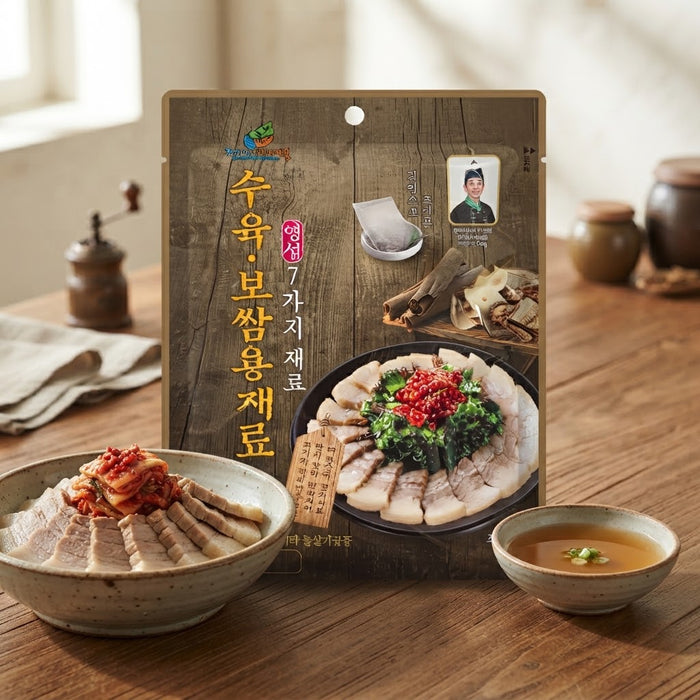 MYUNGSUNG Suyuk & Bossam Dried Herbal Mix for Korean Boiled Pork 50g