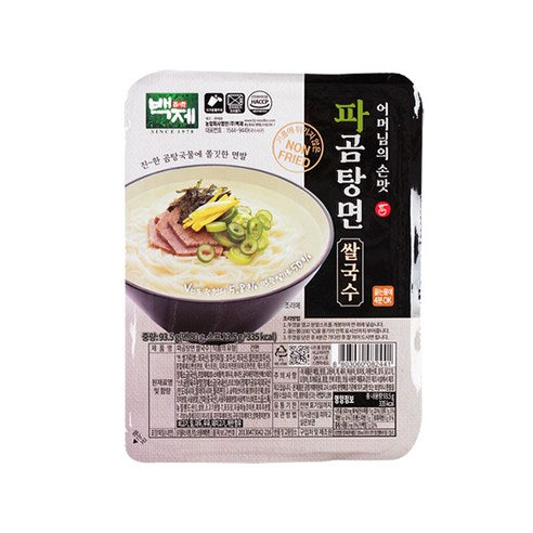 BAEKJE Rice Noodle Bowl (Kimchi / Anchovy / Spicy / Spicy Beef Soup / Pa Gomtang)