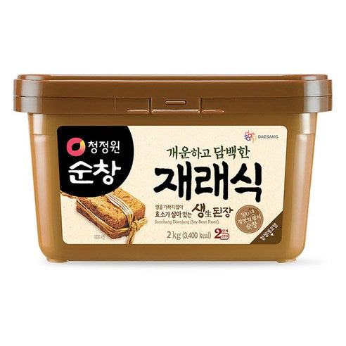 CHUNG JUNG ONE Sunchang Traditional Soybean Paste Doenjang 500g / 1kg / 2kg – Naturally Fermented Korean Soybean Paste