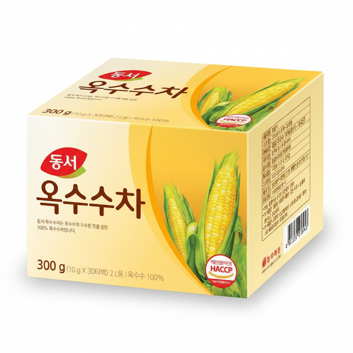 DONGSUH Corn Silk Tea Roasted Corn Tea Bags for 2L Brewing 300g (10g × 30)