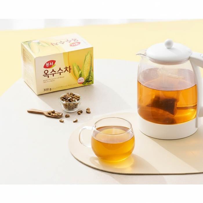 DONGSUH Corn Silk Tea Roasted Corn Tea Bags for 2L Brewing 300g (10g × 30)