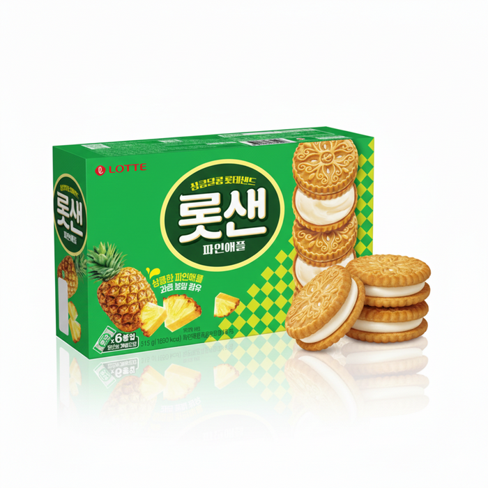 LOTTE Sand Original Cream Biscuit Korean Sandwich Cookie 105g / 315g