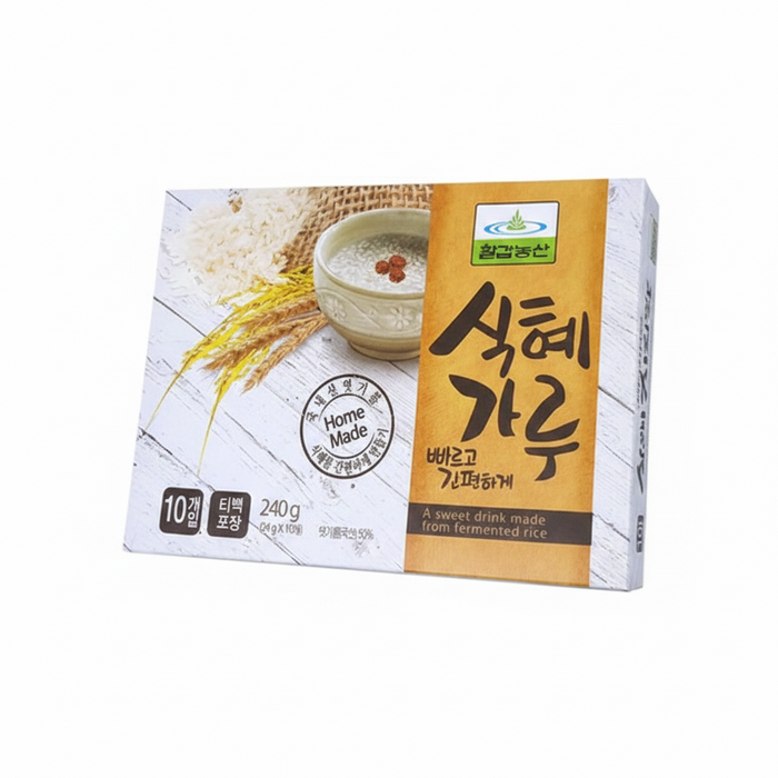 CHILGAB Sweet Rice Drink Powder Tea Bag Traditional Sikhye Mix 24g × 10 Packs