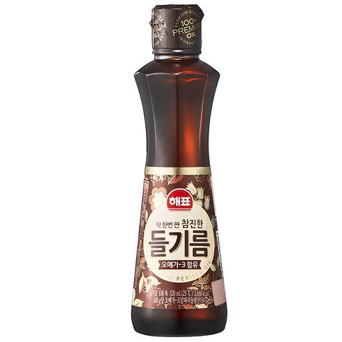 HaePyo Premium Perilla Oil 160ml / 320ml – Rich Korean Roasted Perilla Seed Oil