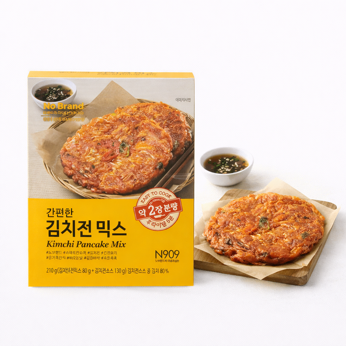NoBrand Kimchi Pancake Mix Korean Kimchi Jeon Batter with Sauce 210g