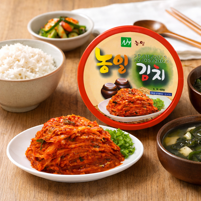 农一 传统风味 切片韩式泡菜 1kg