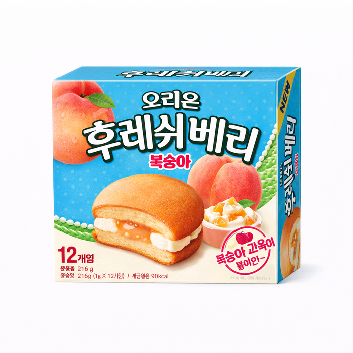 오리온 후레쉬베리 복숭아 336g (12개입)