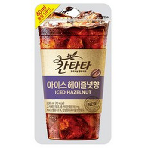 오떼 칸타타 커피 파우치 230ml (블랙/스위트 아메리카노 제로/카라멜 마키아토/헤이즐넛)