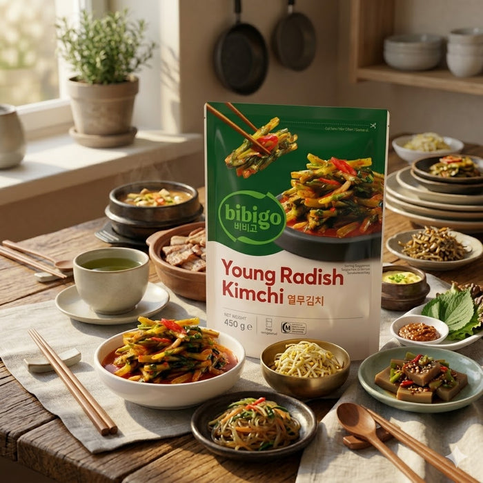 CJ bibigo 嫩萝卜叶泡菜（夜武）450g