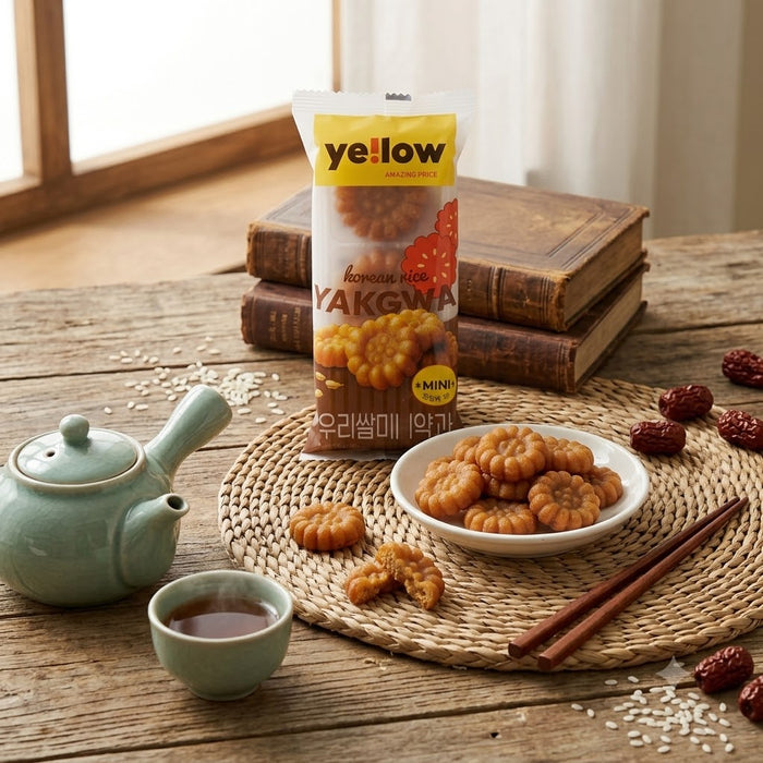 YELLOW 우리쌀 미니약과 80g