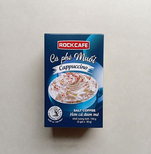 Rockcafe Cappuccino 150g (30g*5) Coconut/Salt/Egg – Vietnamese Coffee