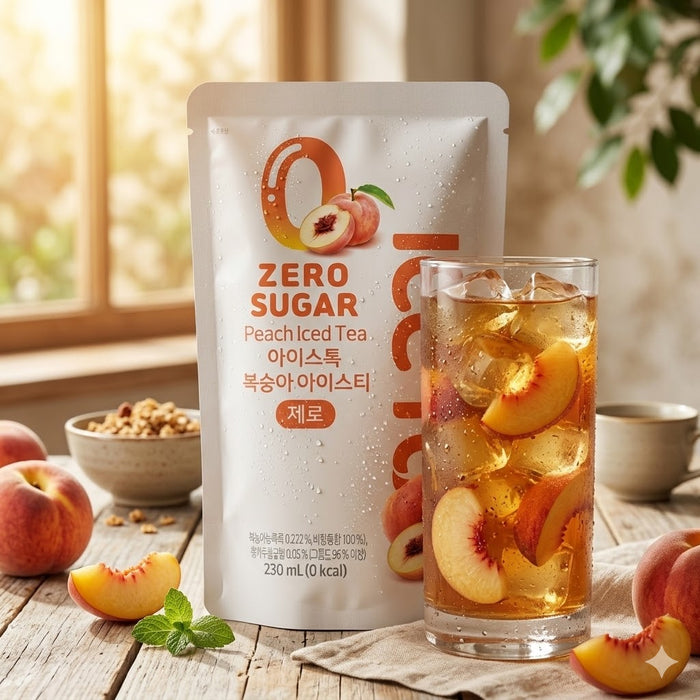 ICE TALK 零糖蜜桃冰茶 230ml