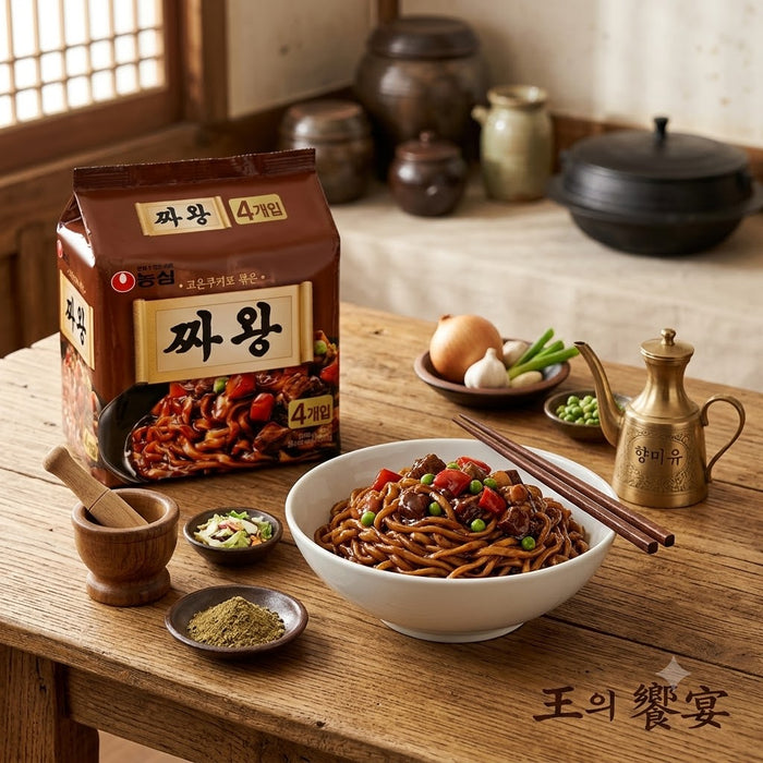 농심 짜왕 134g × 4입