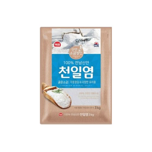 HaePyo Sea Salt (Coarse) 1.5kg / 3kg / 5kg – 100% Natural Korean Sun-Dried Salt