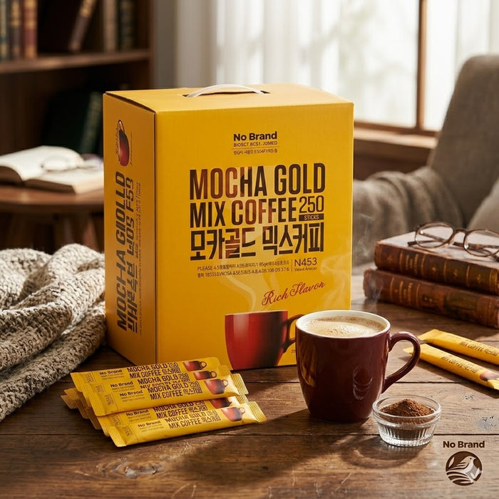 노브랜드 모카 (골드) 믹스커피 250입 (11.5g × 250개)