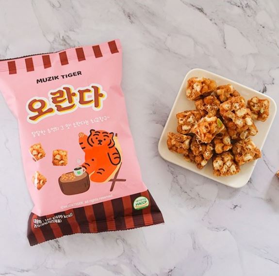 MUZIK TIGER Oranda Traditional Korean Sweet Rice Snack 160g