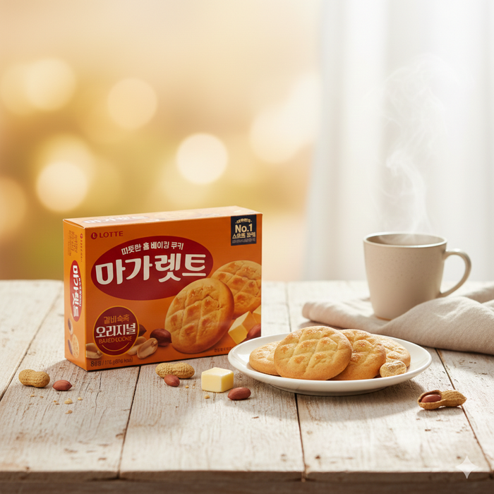 乐天玛格丽特原味软烤饼干  176克