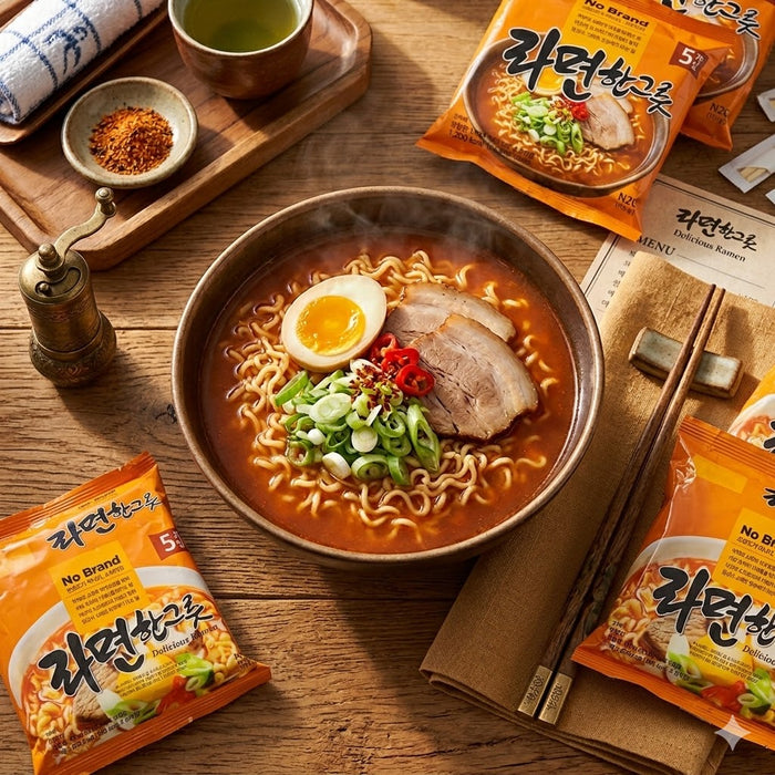 NoBrand Ramyun One Bowl Mild Instant Noodles Multipack 115g × 5 (575g)