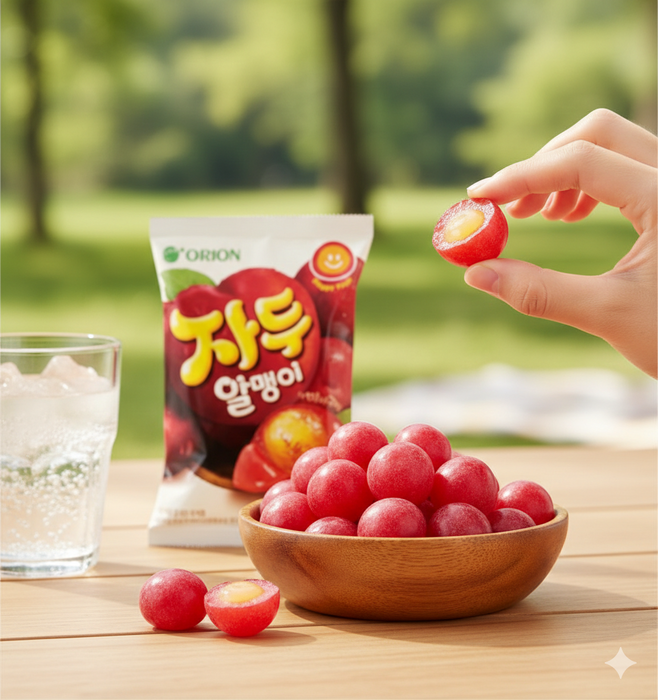 오리온 알맹이 자두 67g 젤리
