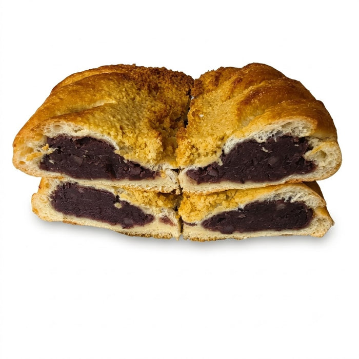 MORNING BAKERY GALBI RED BEAN BREAD APPROX. 600g – FRESH-BAKED FAMILY SIZE KOREAN SWEET RED BEAN BREAD