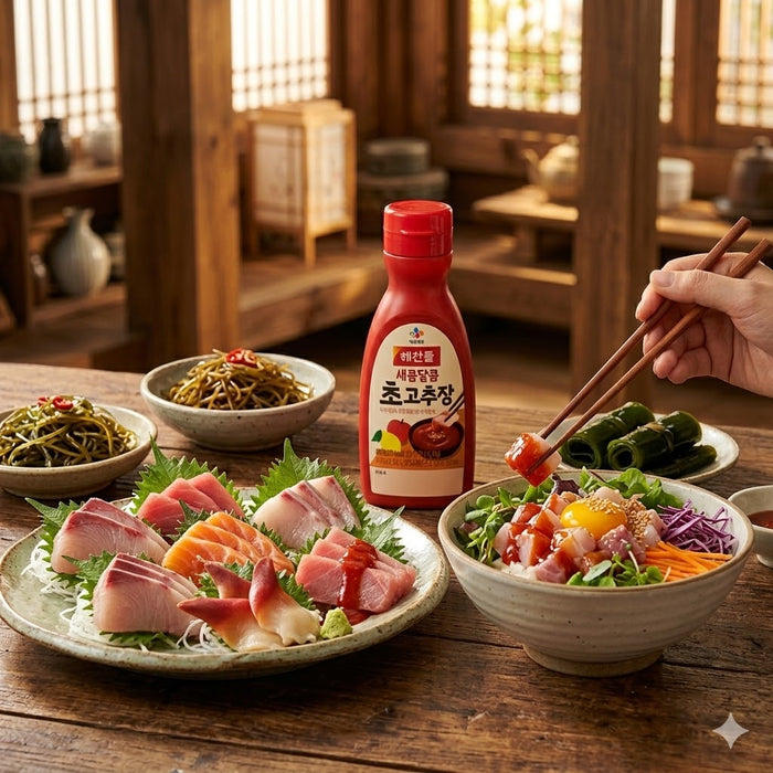 CJ Haechandle Cho Gochujang Korean Sweet & Sour Chili Sauce Bibimbap & Seafood Sauce 170g / 300g