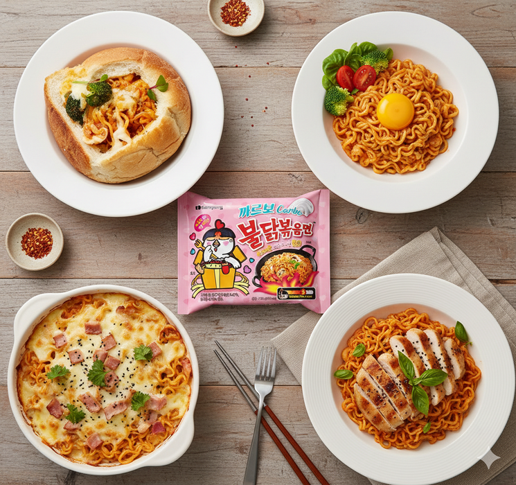 삼양 까르보 불닭볶음면 멀티팩 130g × 5