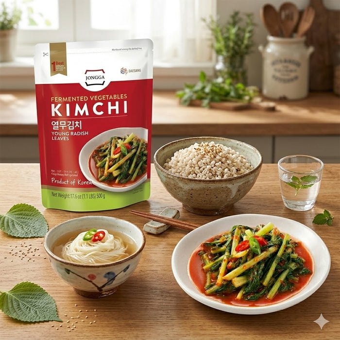 宗家 嫩萝卜叶泡菜 500g