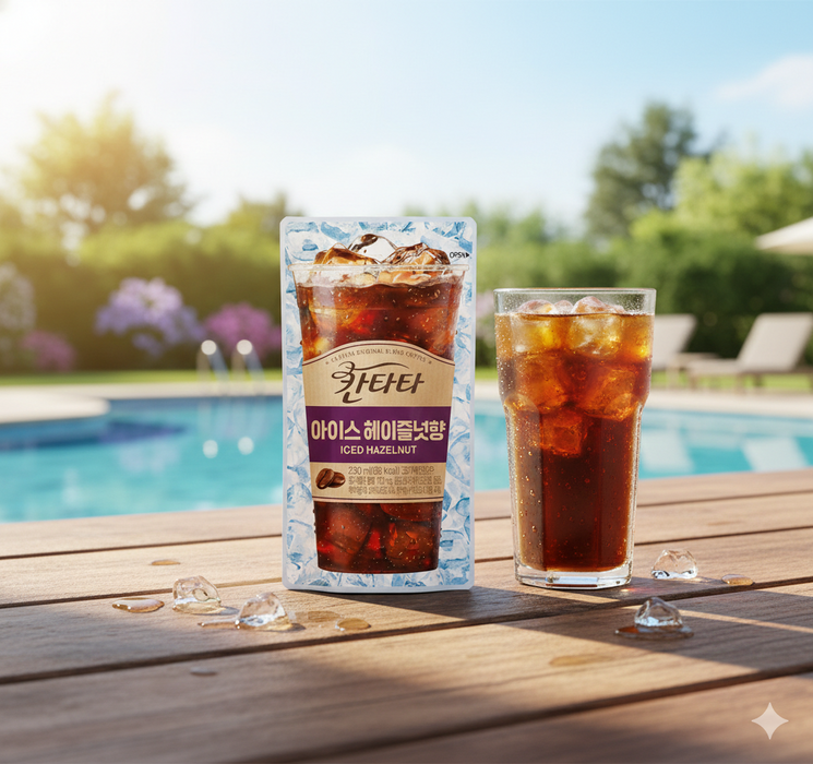롯데 칸타타 헤이즐넛 커피 파우치 230ml