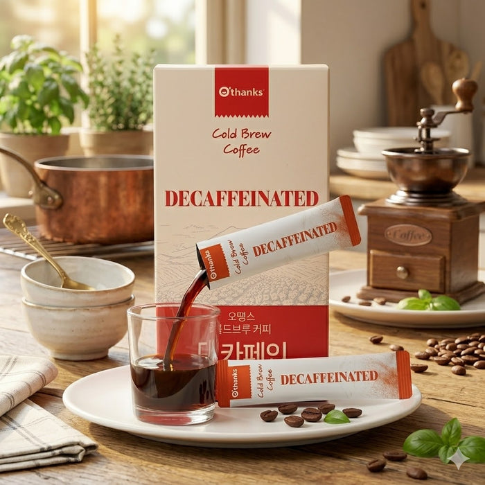 Othanks Decaffeinated Cold Brew Coffee Concentrate Stick Pack 300ml (30ml × 10)