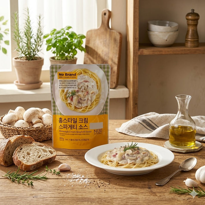 NoBrand Home Style Cream Spaghetti Pasta Sauce Italian Cream Pasta Sauce 400g