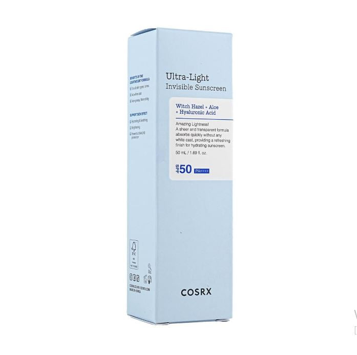 COSRX 金缕梅+芦荟+透明质酸，SPF50·PA++++，50ml
