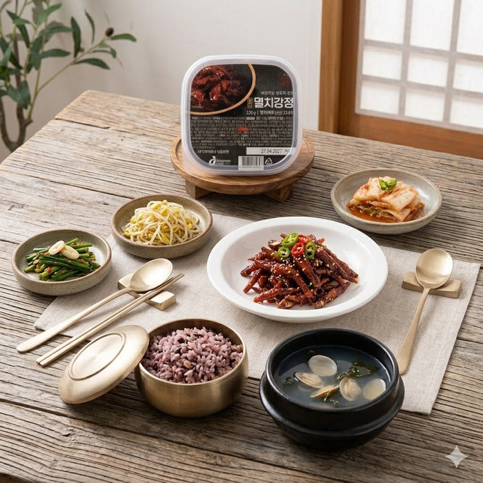 阿妈妮 辣味甜酱小鱼干 120