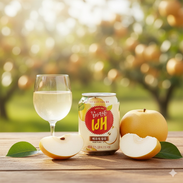HAITAI Pear Juice Drink 238ml Can – Korean Galahmandoen Bae Beverage