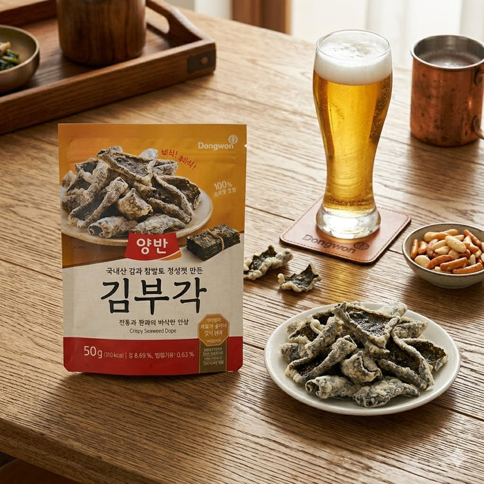 DONGWON Crispy Seaweed Chips Original Korean Snack 50g