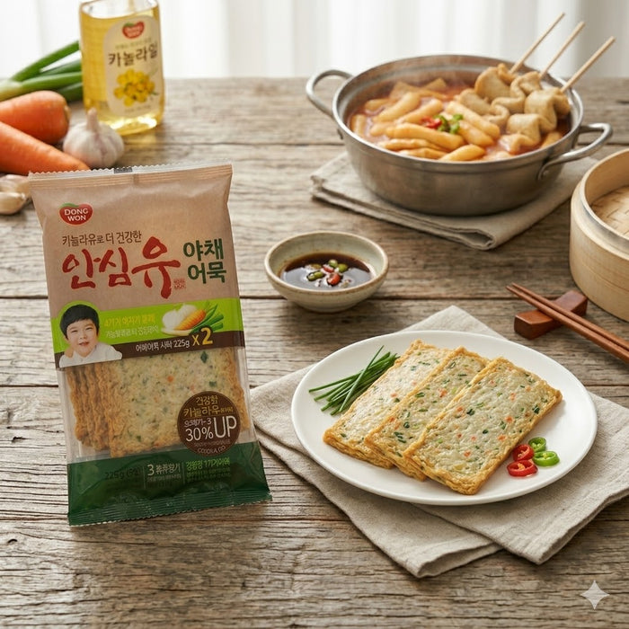 东远 鱼饼 蔬菜方形 安心款 225g*2