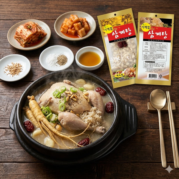 SAGYEJEOL Dried Samgyetang Tea Bag for Chicken Soup 100g