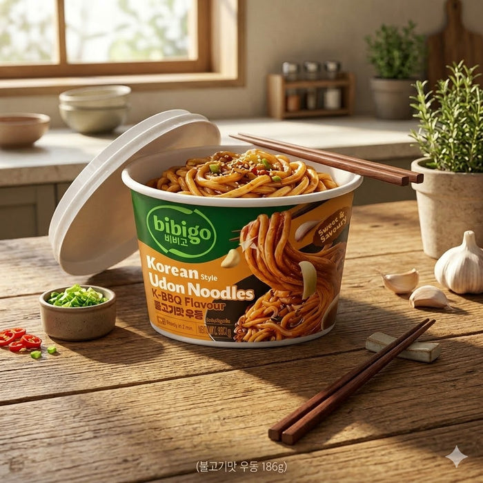 CJ 必品阁 韩式乌冬杯面 烤肉味 186g