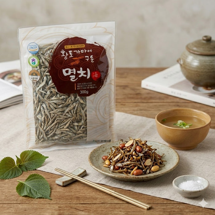 东海食品 中号凤尾鱼干（炒菜用·黄土窑烤）300g