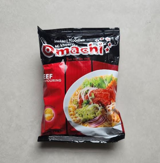 OMACHI Instant Noodles Beef/Pork/Spicy Shrimp 79g