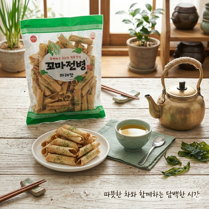 绿青 小海苔煎饼卷 210g