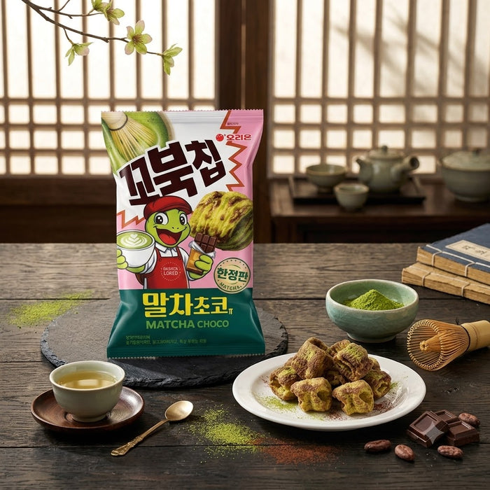 好丽友 龟壳薯片 抹茶巧克力味 80g