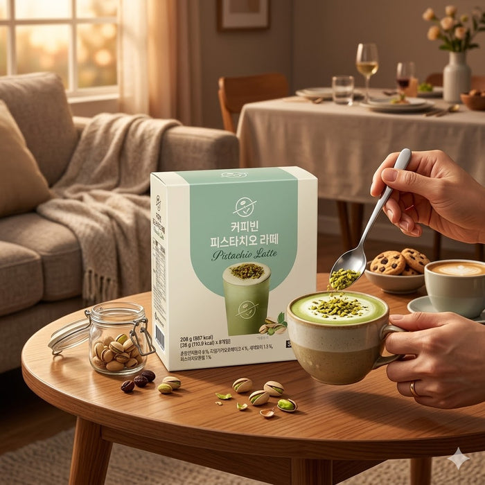 咖啡豆开心果拿铁 8T