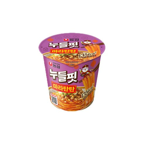 Nongshim Noodlefit Cup Noodle Udon & Mala Flavor (36g / 41g × 8 Pack)