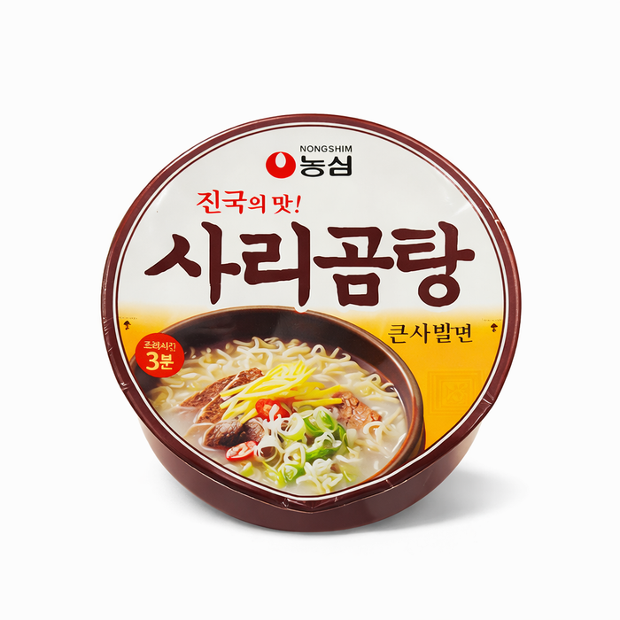 농심 사리곰탕 큰사발 111g