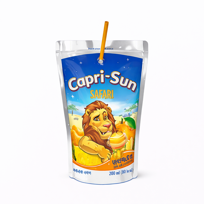 농심 카프리썬 사파리 과즙음료 200ml × 10팩